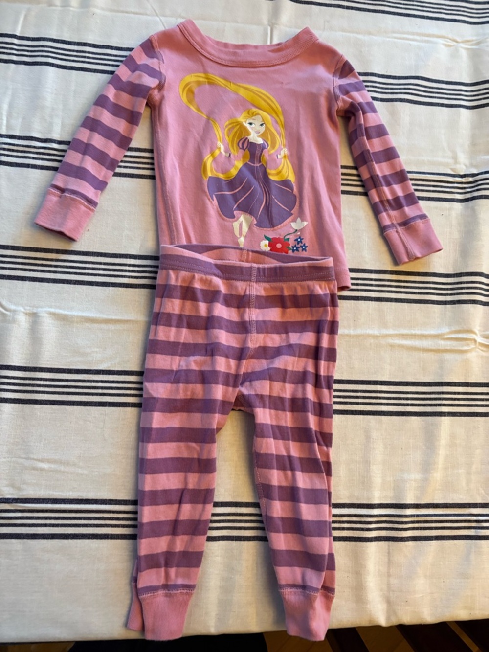 Disney Tangled Pink Pajama Set